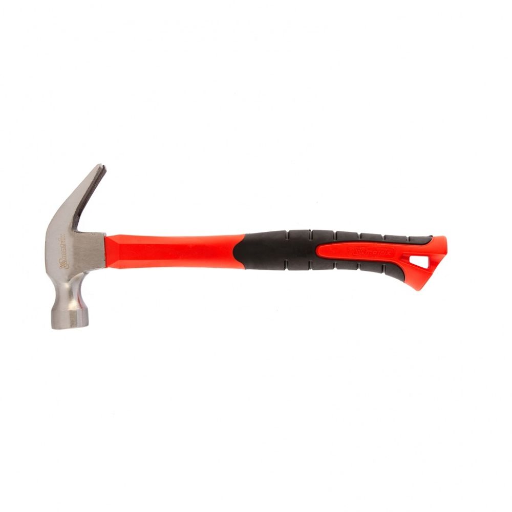 10456 Молоток-гвоздодер''optimal'', 450 г,фибергласовая обрезиненная рукоятка Matrix