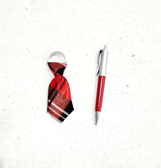 Набор подарочный 2в1 (ручка + брелок - галстук)