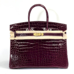 Сумка Hermes из кожи крокодила 35 см