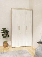 Шкаф 3-х дв Ольга-19 дуб крафт серый/дуб крафт белый