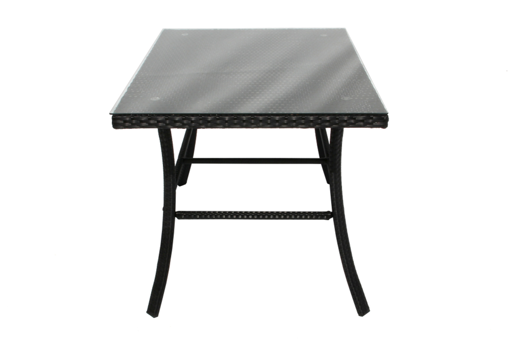 Набор мебели Garden Story Аскер 5 уп.(4 Стул Garden Storyа Аскер с под.+стол 120см, каркас черн, ротанг черн.)