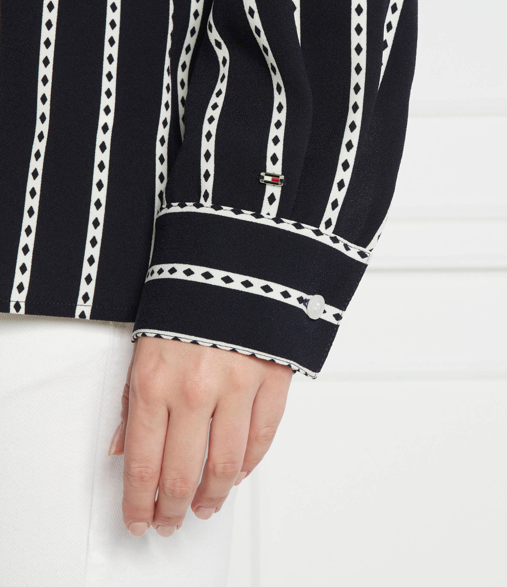 Рубашка ARGYLE Tommy Hilfiger - черный(WW0WW40248)