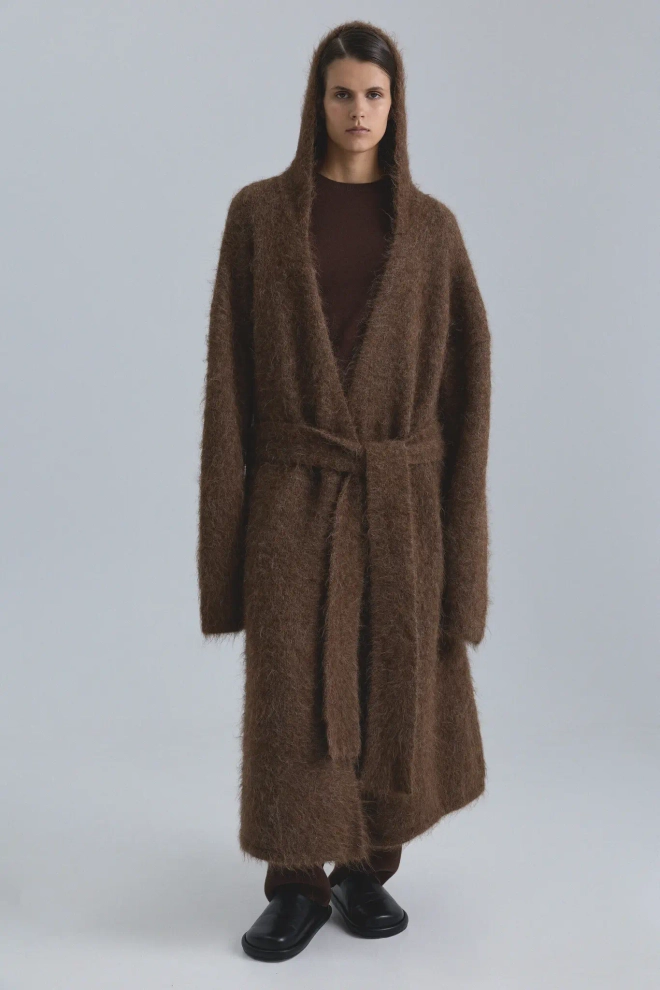 Кардиган макси из альпаки Opora