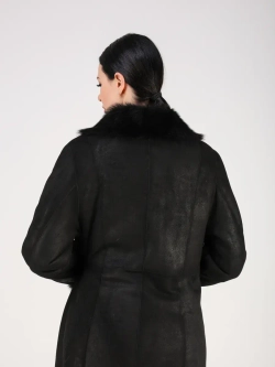 Дубленка зимняя натуральная длинная и теплая