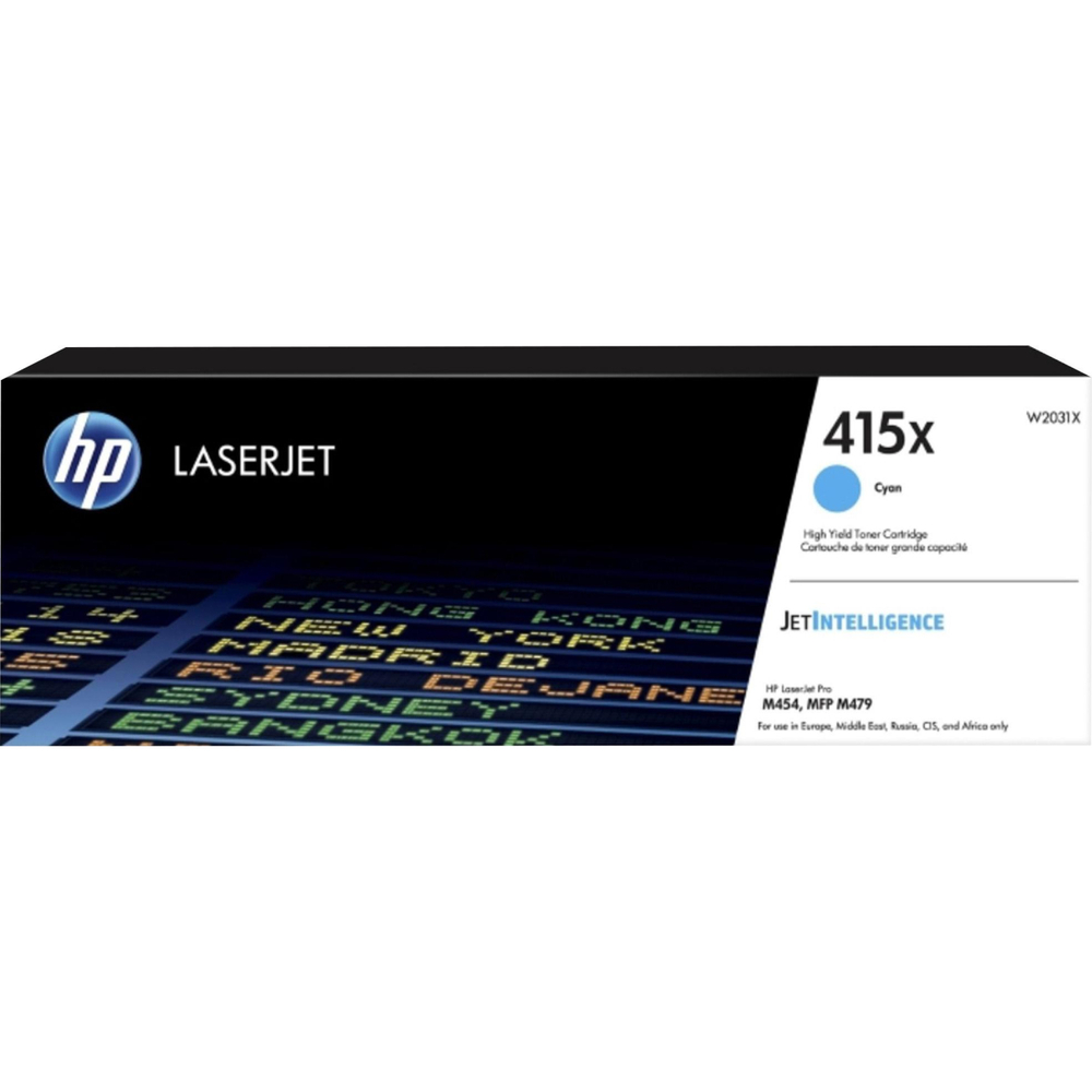 Тонер-картридж HP 415X W2031X гол. пов. емк. для HP LJ M454/MFP M479