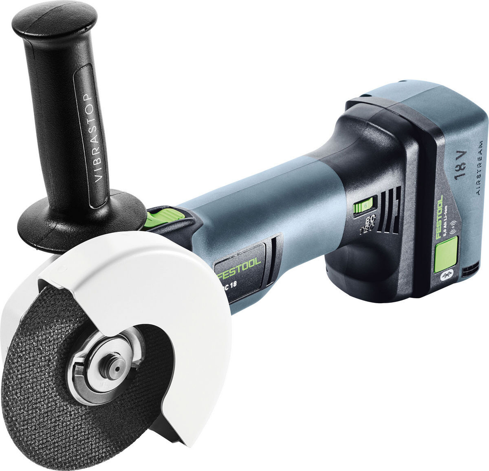 Аккумуляторная угловая шлифовальная машина AGC 18-125 5,0 EBI-Plus Festool 577700
