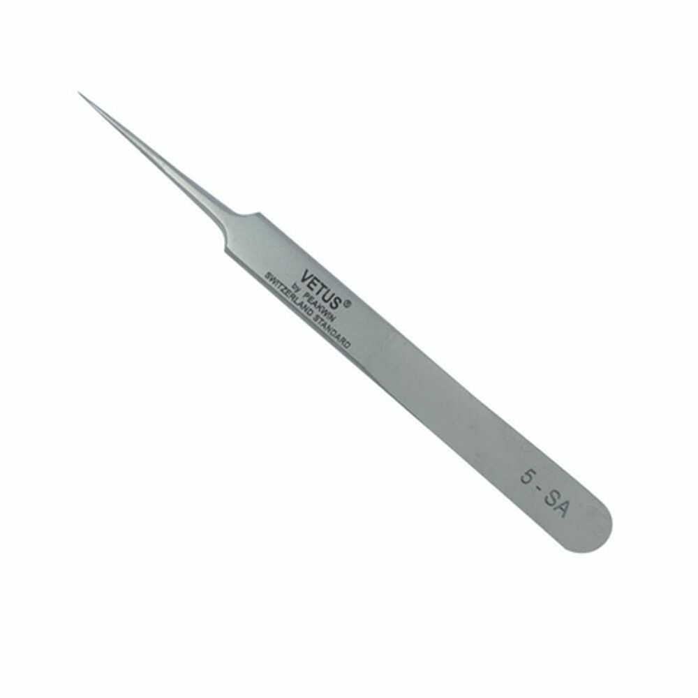 Пинцет прямой "Vetus" 5-SA