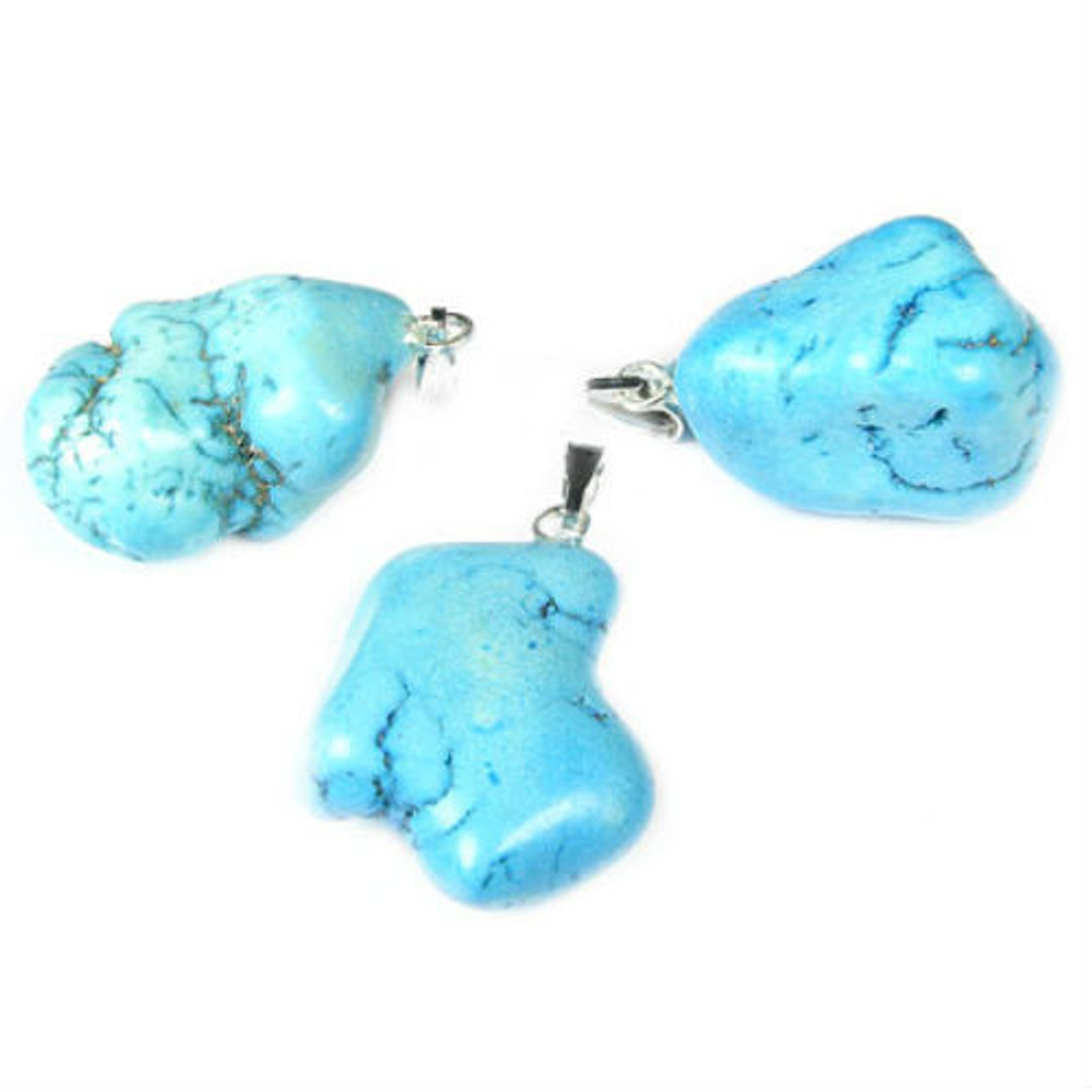 Кулон "Имитация" бирюза