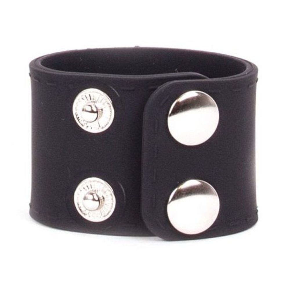 Утяжка для мошонки Silicone CB Ball Stretcher Small (Цвет: черный)