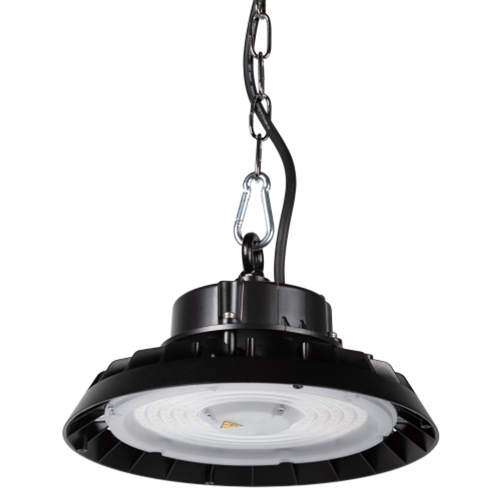 Светильник светодиодный подвесной ЭРА SPP-407-090-50K-150 150Вт 22500лм 5000K 80Ra Кп<5% КСС Г | Светильники для высоких пролетов (хайбеи)