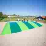 Надувная подушка для установки в грунт «Изумрудные волны», 16×9×2 м