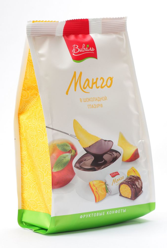 ВИВАЛЬ Манго в шоколадной глазури 180г
