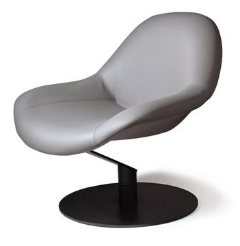 Лаунж кресло Zero Gravity с механизмом кручения, серый