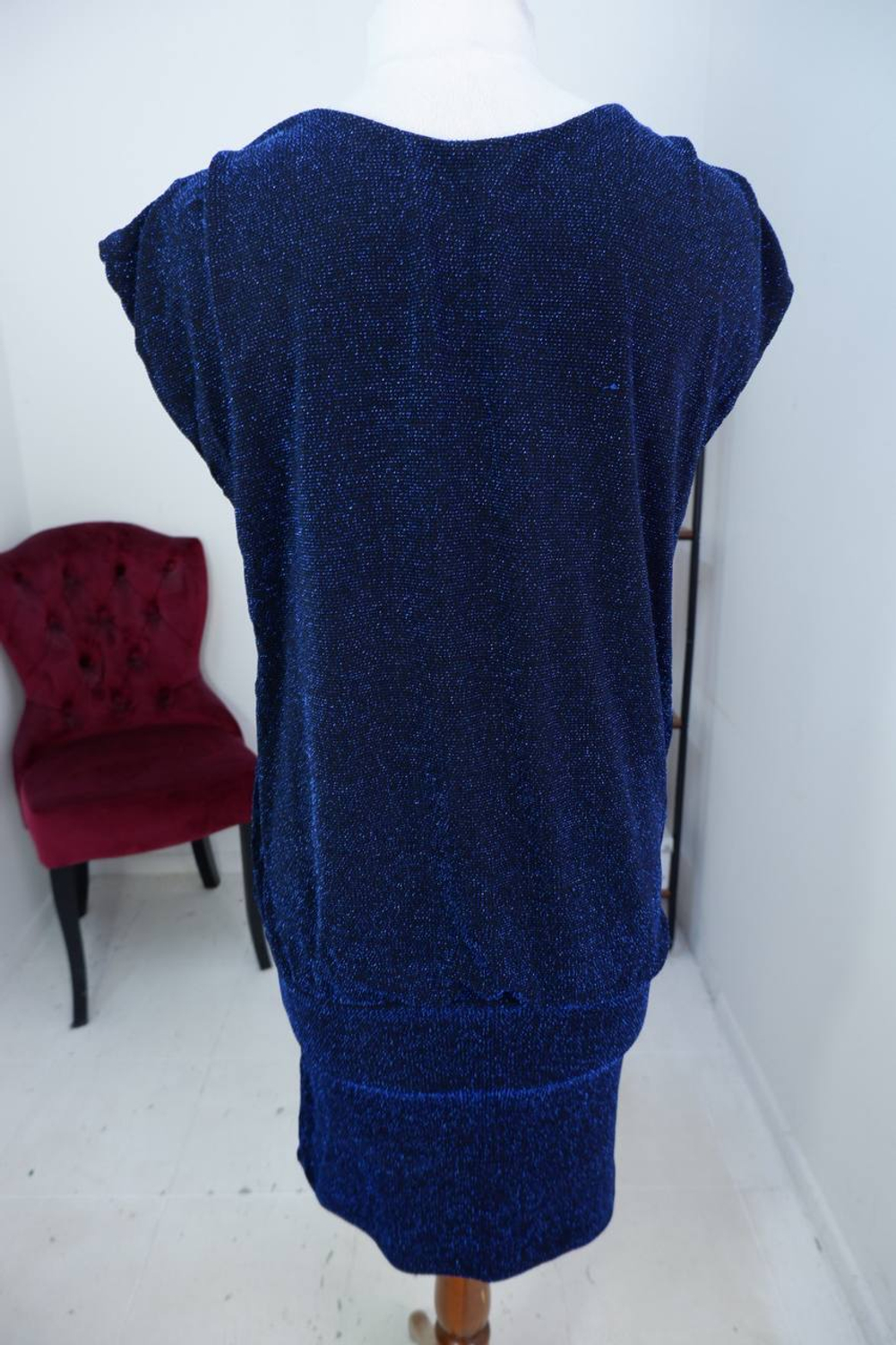 Платье блестящее для вечеринки, маркировка 40, визуально 46 размер