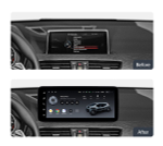 Магнитола BMW X1 F48 2015-2017 (NBT) - Teyes LUX ONE ROUND монитор 12.3" 2K QLED на Android 10, CarPlay, 4G SIM-слот