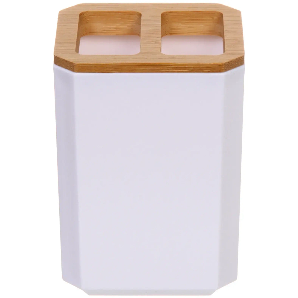 Подставка для зубных щеток «Квадро» белая