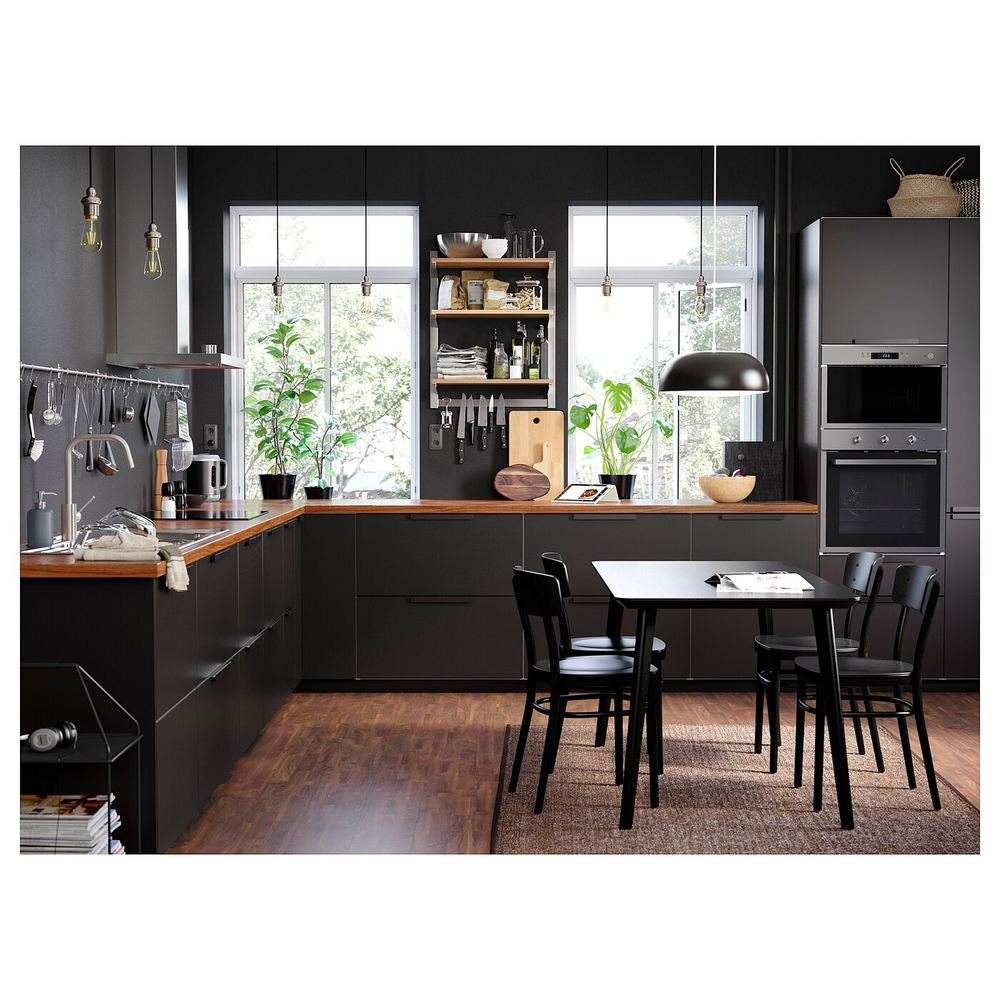 IKEA KUNGSFORS  (ИКЕА КУНГСФОРС)  -  Подставка для ножей/листопад, нержавеющая сталь/ашмир