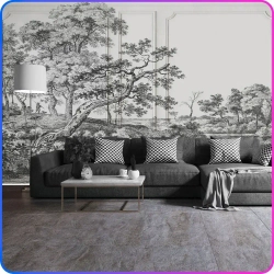 Фотообои на стену Деревья 400х270 см Luxury Walls AM38704