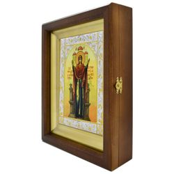 Икона "Нерушимая стена" писанная в монастыре.