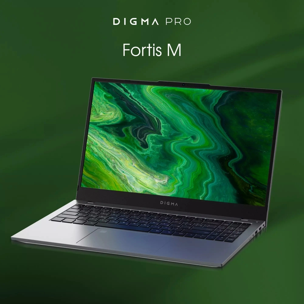 Ноутбук Digma Pro Fortis M Core i5 1235U 16Gb SSD512Gb Intel Iris Xe graphics 15.6" IPS FHD Win11Pro grey (DN15P5-ADXW05)