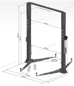 Двухстоечный подъемник Сивик ПГА-5100/1
