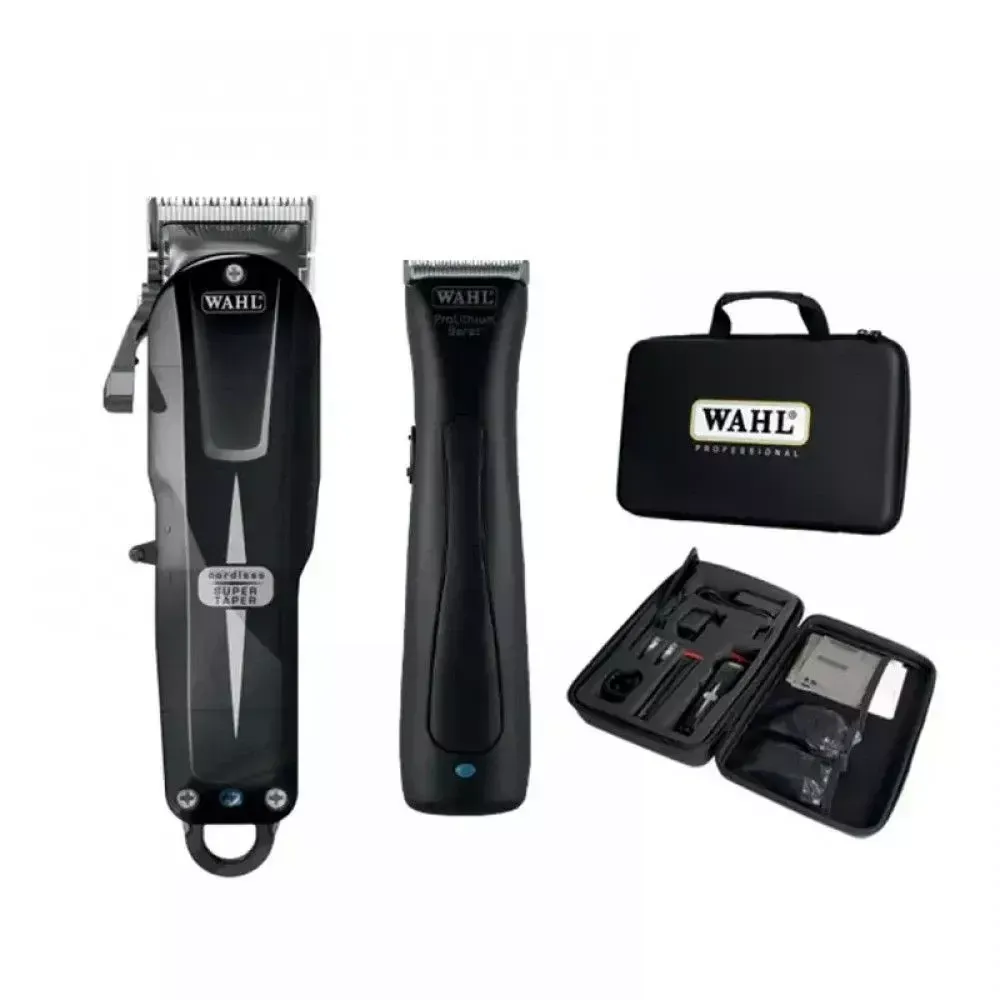 Набор для стрижки Wahl 8592-017Н Cordless Combo, триммер Beret и машинка Super Taper в чемодане - 6