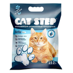 Наполнитель впитывающий силикагелевый CAT STEP Arctic Blue, 15,2 л