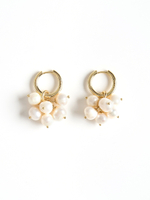 Серьги "White Berry" Gold