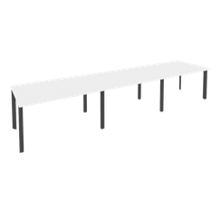 Onix Стол переговорный O.MP-PRG-3.3 Белый Бриллиант/Металл Антрацит 4140*980*750