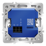 Выключатель встраиваемый VOLTUM S70 карточный 16А, (белый глянцевый)