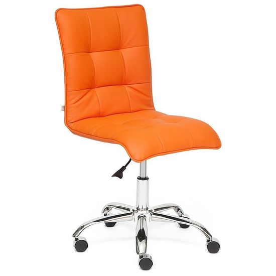 Кресло Tetchair ZERO кож/зам, оранжевый, 14-43