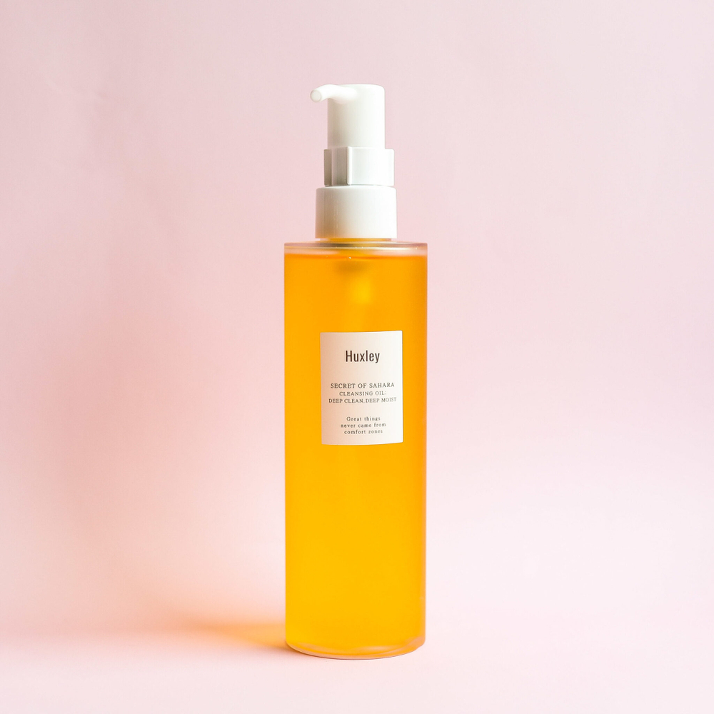 Легкое гидрофильное масло с кактусом Huxley Cleansing Oil Deep Clean Deep Moist