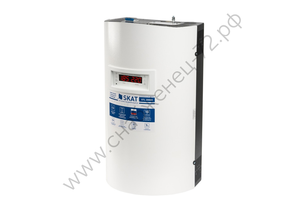 Skat STL 20000 исп. Н, стабилизатор сетевого напряжения, настенный, 220 В, 20000 ВА, Uвх. 120-280