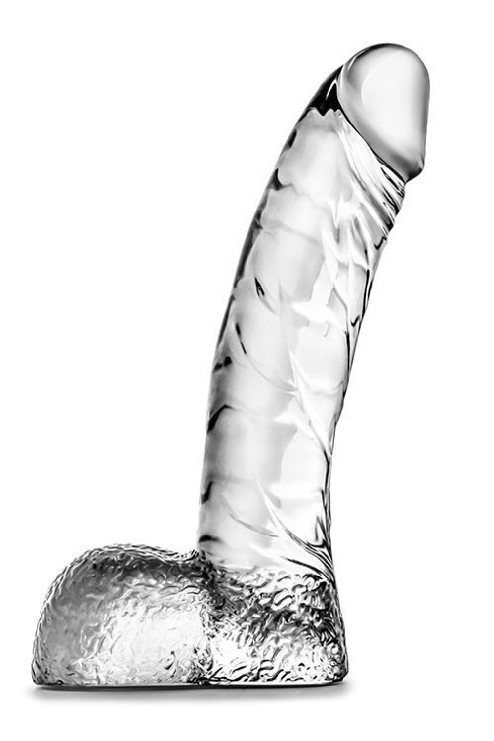 Прозрачный фаллоимитатор Ding Dong - 14 см. (Цвет: прозрачный)