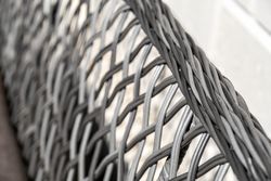 "Катания" обеденная группа плетеная на 4 персоны, цвет графит