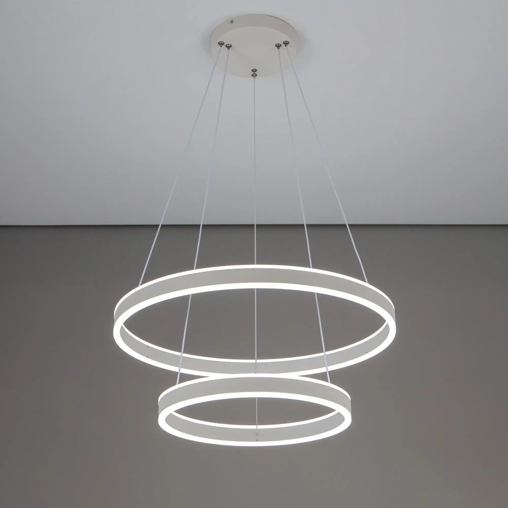 Citilux Дуэт CL719640 LED Люстра подвесная с пультом Белая