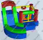 Детский надувной батут "Границы радости"