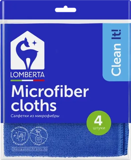 Салфетки Lomberta из микрофибры 4шт