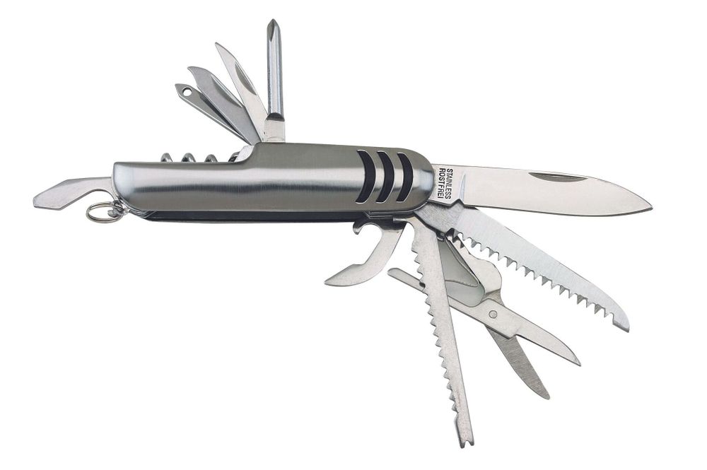 Карманный нож TRIO, серебряный