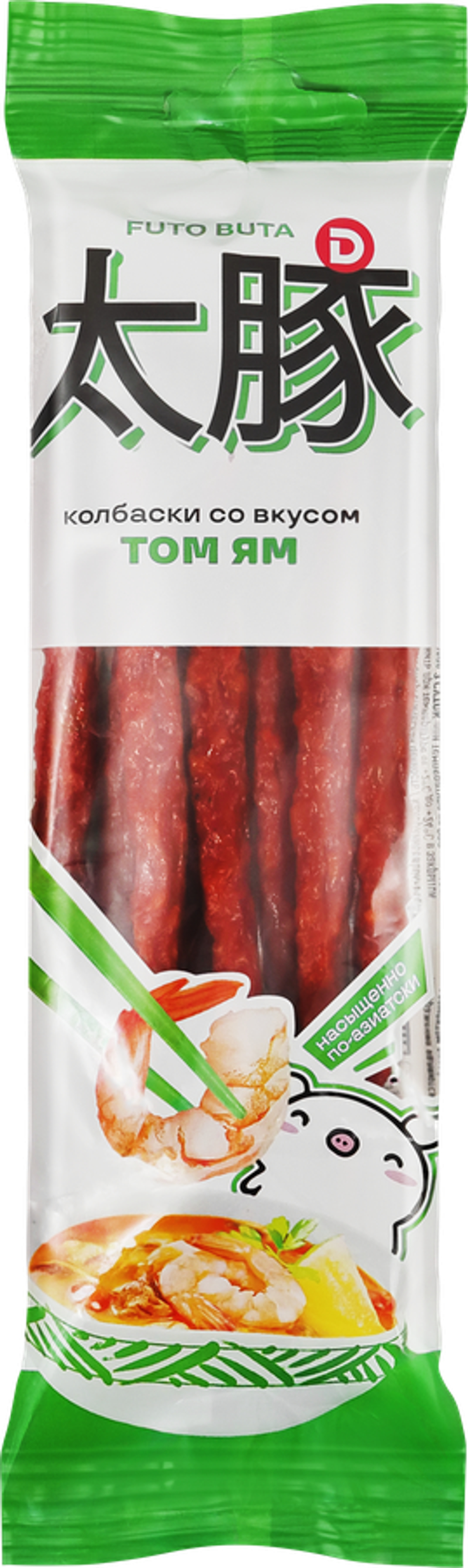 Колбаски со вкусом Том Ям, 70г