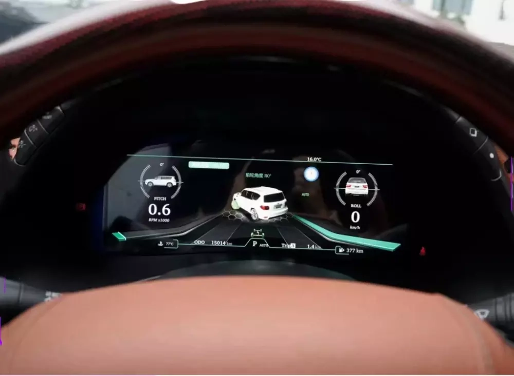 Электронная панель приборов Infiniti QX80, QX56 2010-2019 - Carmedia NH-LCD-I01 с LCD / ЖК 12.3" экраном QLED