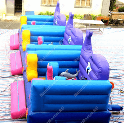 Коммерческий надувной батут "Морское царство 2"