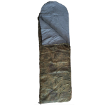 Спальный мешок-одеяло Mobula СП 3M c подголовником, камуфлированный
