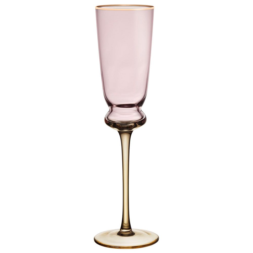 НАБОР БОКАЛОВ ДЛЯ ШАМПАНСКОГО "TWIST & SHINE" PINK, 2 ШТ/210 МЛ
