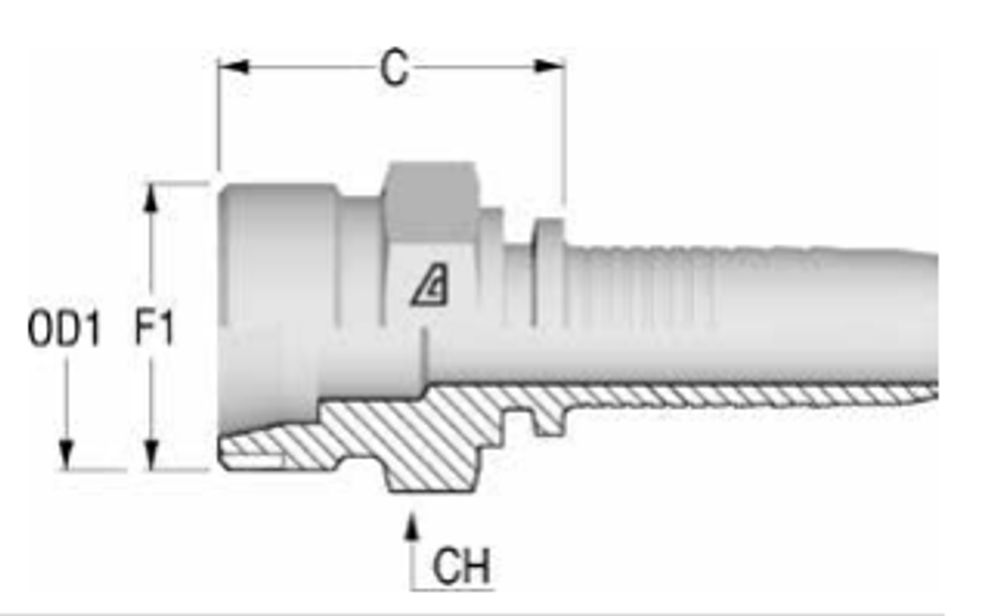 Фитинг DN 12 DKO-S (Ш) 22x1.5 14
