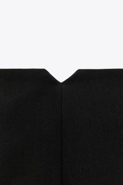 ZARA БРЮКИ С ВЫСОКОЙ ПОСАДКОЙ, ЧЕРНЫЙ