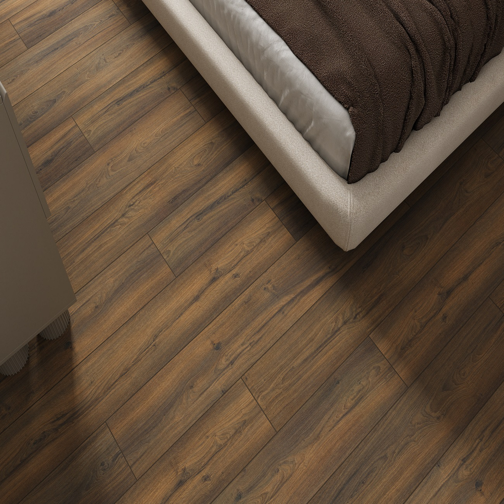 Ламинат EverSense Дуб Лаваредо коричневый EL1048