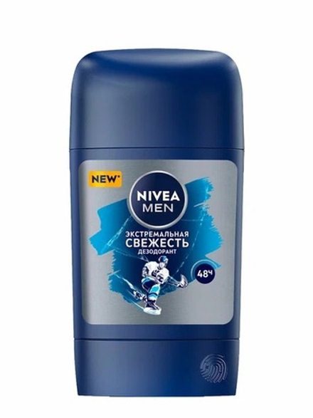 NIVEA ДЕЗ СТИК МУЖ ЭКСТРЕМАЛЬНАЯ СВЕЖЕСТЬ 50 МЛ*15
