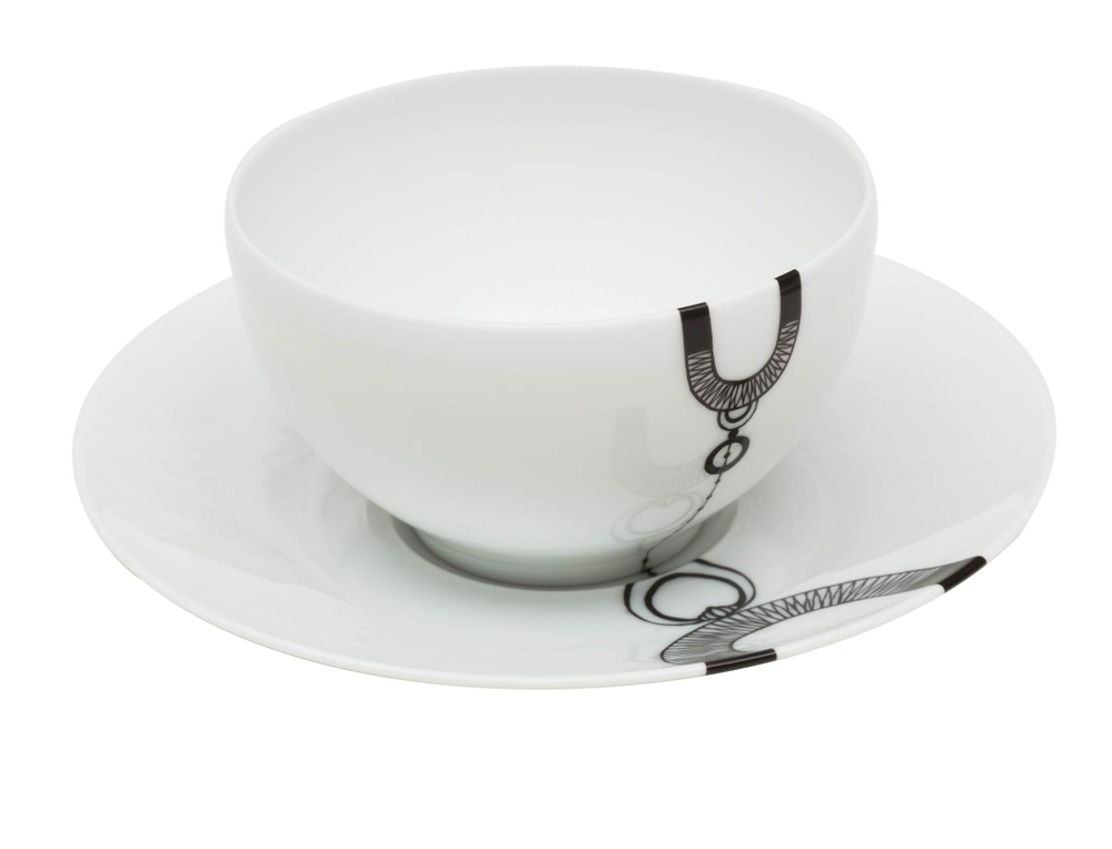 Чашка с блюдцем  Ben edict  250 мл AR00073 детали