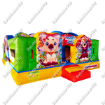 Батут "Весёлые зверята", 5*5*2.5 м.